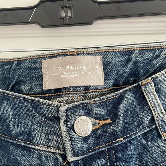 EVERLANE The Curvy 90s Cheeky Straight Jean Crop Organic Cotton - Picture 5 of 9